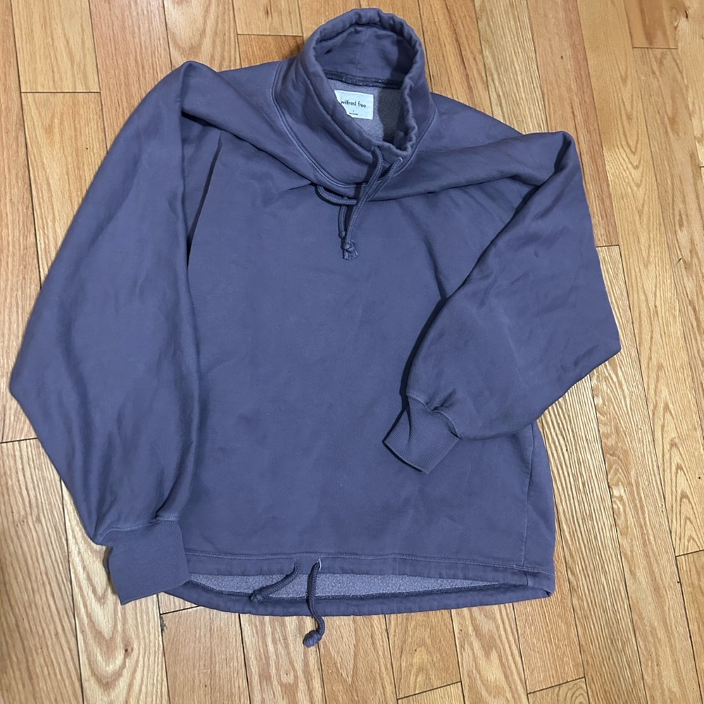 Wilfred Lavender High-Neck Hoodie